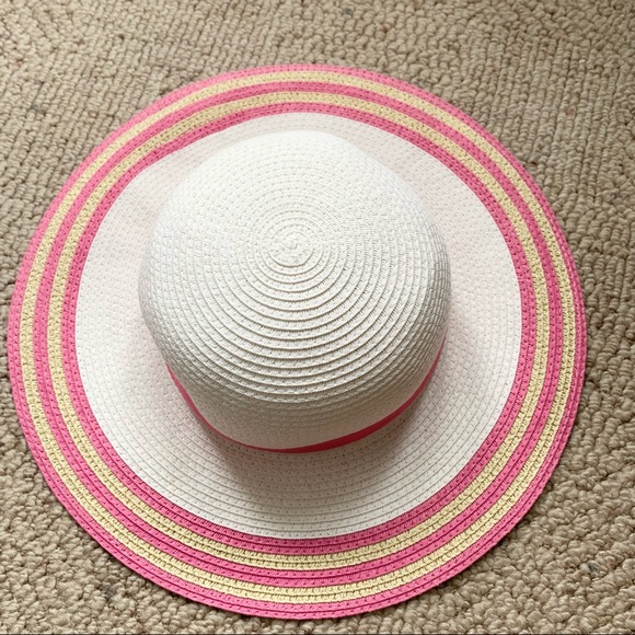 Gymboree Kid Girl Large Brim Straw Hat 🌸 Size Large (8 years and up) - Picture 2 of 10
